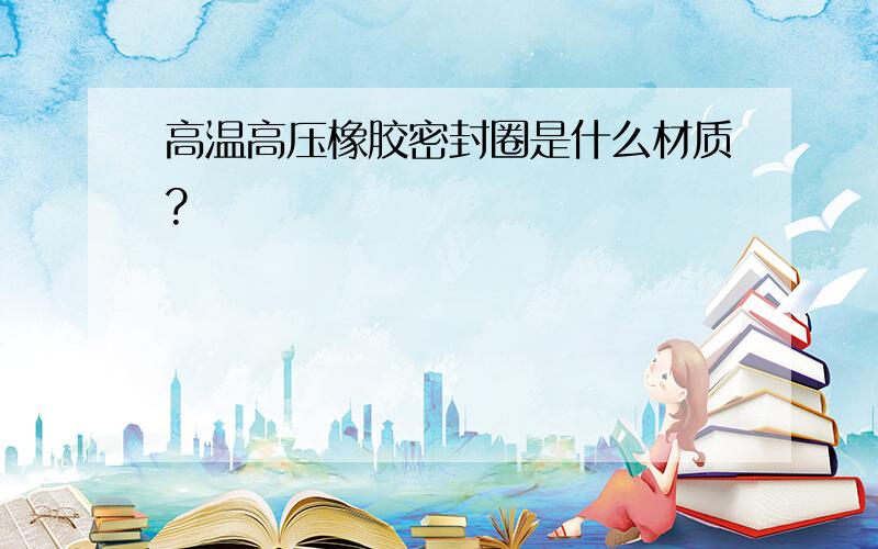 高温高压橡胶密封圈是什么材质?