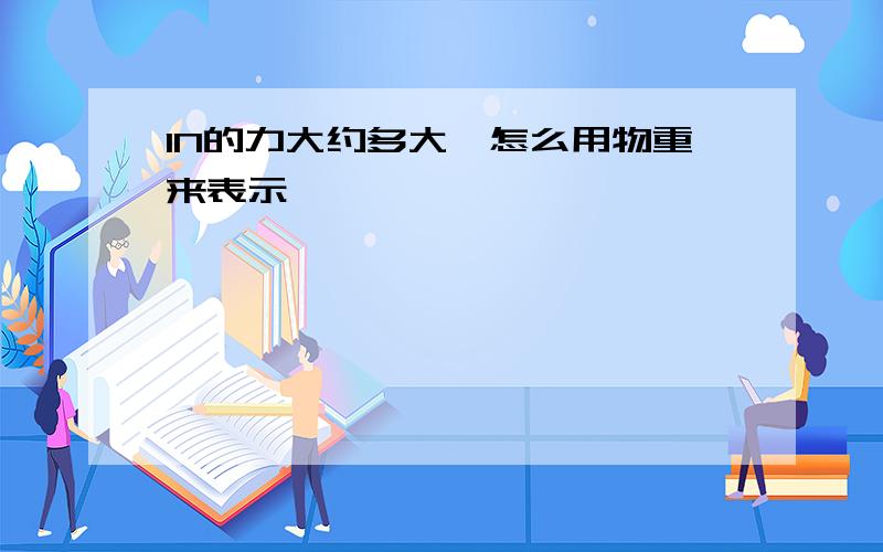 1N的力大约多大,怎么用物重来表示