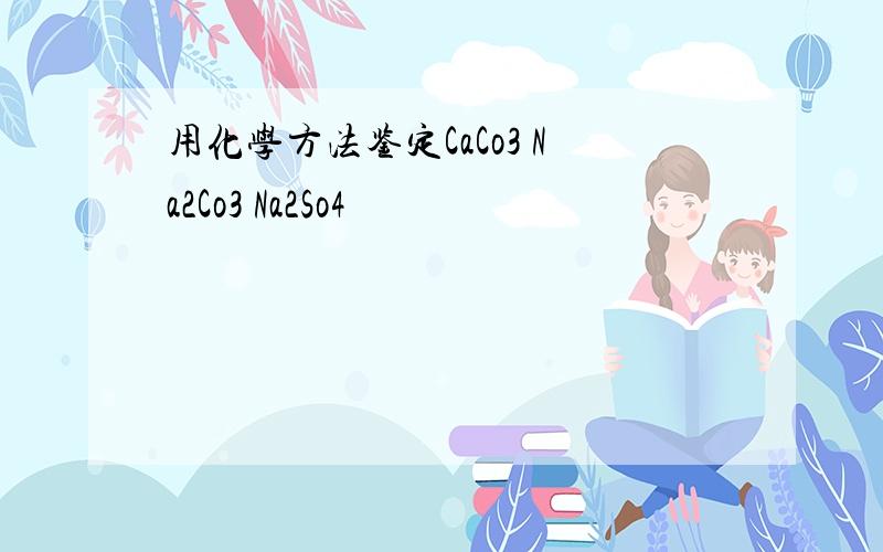 用化学方法鉴定CaCo3 Na2Co3 Na2So4