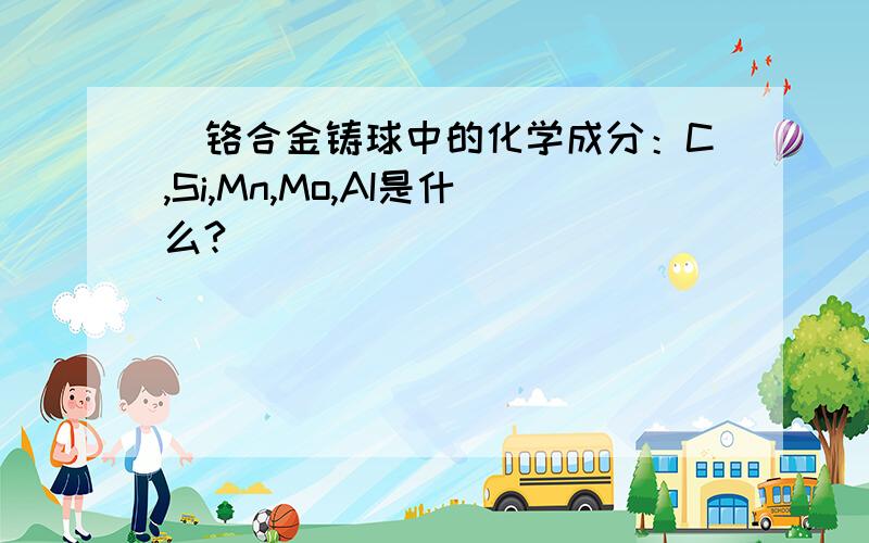 髙铬合金铸球中的化学成分：C,Si,Mn,Mo,AI是什么?