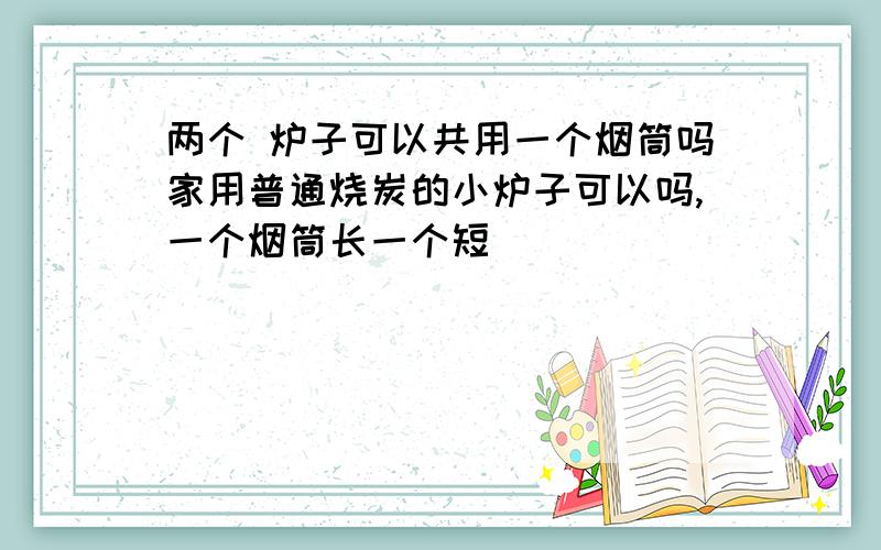 两个 炉子可以共用一个烟筒吗家用普通烧炭的小炉子可以吗,一个烟筒长一个短