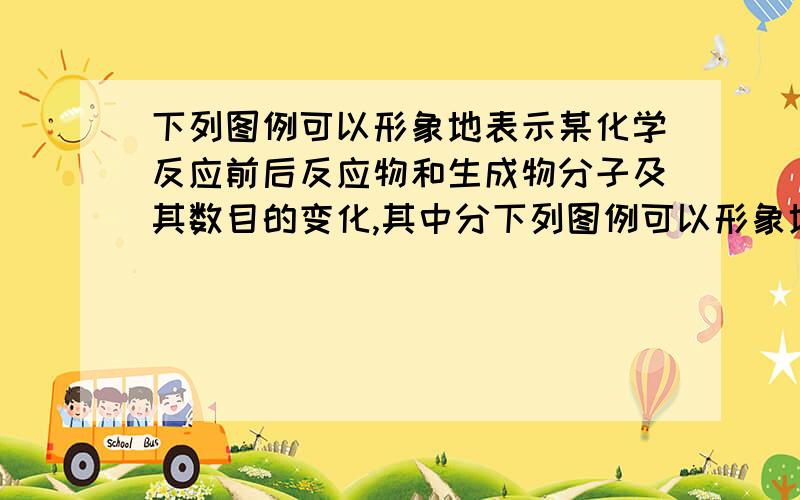 下列图例可以形象地表示某化学反应前后反应物和生成物分子及其数目的变化,其中分下列图例可以形象地表示某化学反应前后反应物和生成物分子及其数目的变化,其中（见下图）分别表示AB