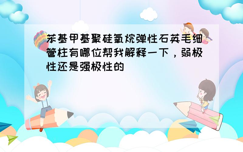 苯基甲基聚硅氧烷弹性石英毛细管柱有哪位帮我解释一下，弱极性还是强极性的