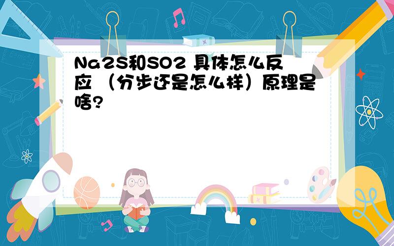 Na2S和SO2 具体怎么反应 （分步还是怎么样）原理是啥?