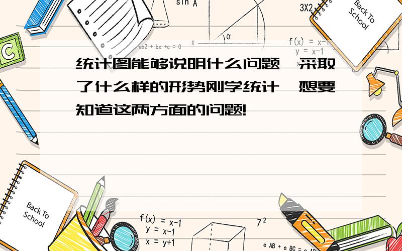 统计图能够说明什么问题,采取了什么样的形势刚学统计,想要知道这两方面的问题!