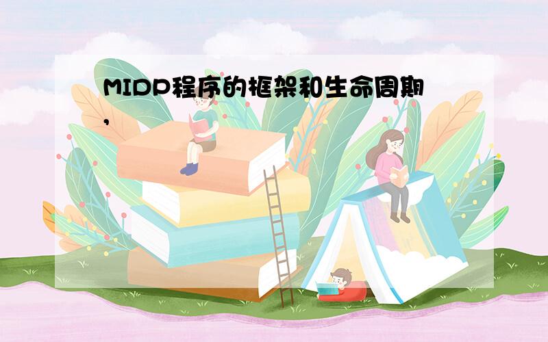 MIDP程序的框架和生命周期,