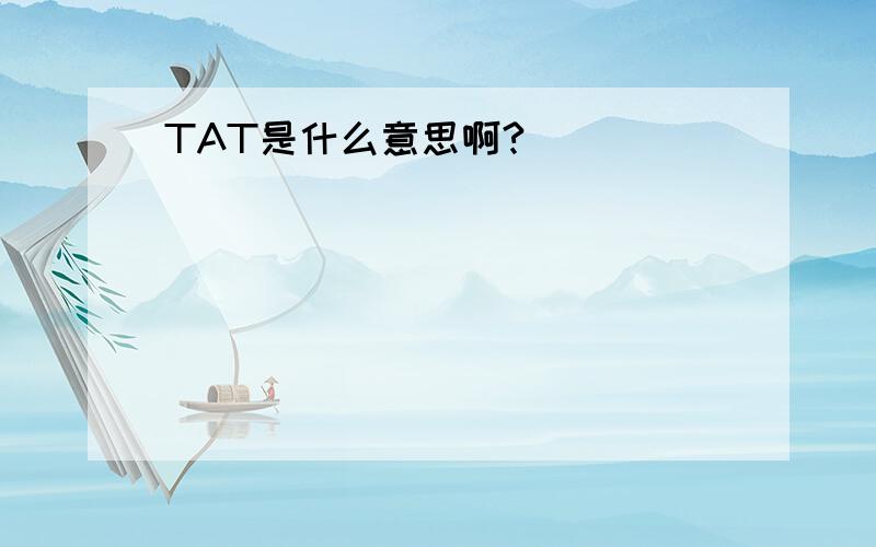 TAT是什么意思啊?