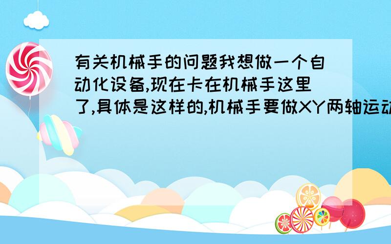 有关机械手的问题我想做一个自动化设备,现在卡在机械手这里了,具体是这样的,机械手要做XY两轴运动,定位精度在5毫米之内,5米/秒以上,丝杆或是皮带可以做得到吗?达到之后的使用寿命如何?