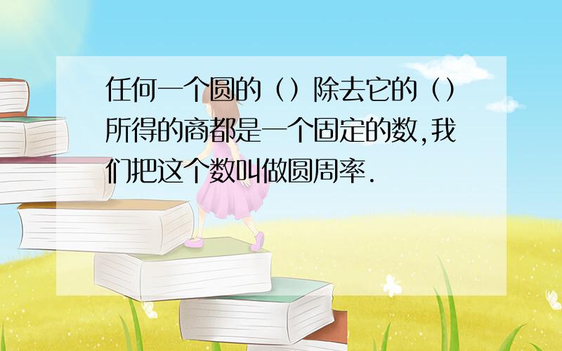 任何一个圆的（）除去它的（）所得的商都是一个固定的数,我们把这个数叫做圆周率.