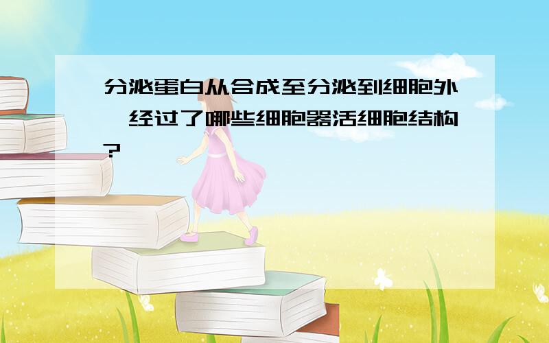 分泌蛋白从合成至分泌到细胞外,经过了哪些细胞器活细胞结构?