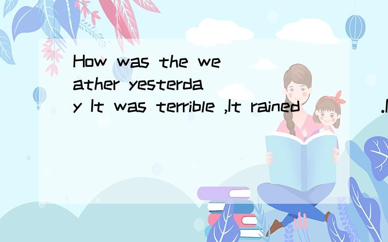 How was the weather yesterday It was terrible ,It rained ____.People could ____go out ,空格处为什么先填Hard 再填Hardly 这两个有什么不同?