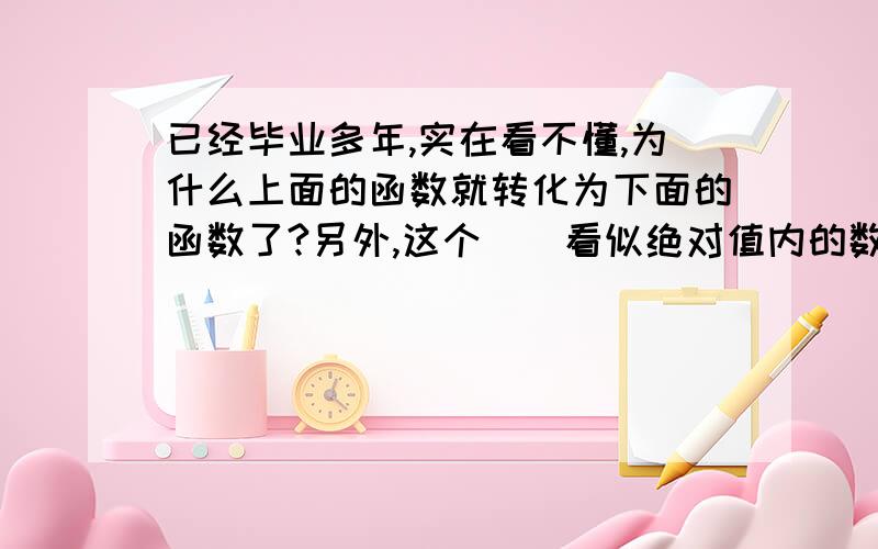 已经毕业多年,实在看不懂,为什么上面的函数就转化为下面的函数了?另外,这个||看似绝对值内的数组叫什么呢?导数部分还能明白,就是第一步简化4x^2-60x的过程实在不理解