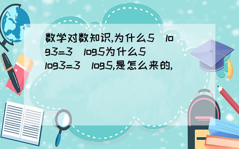 数学对数知识,为什么5^log3=3^log5为什么5^log3=3^log5,是怎么来的,