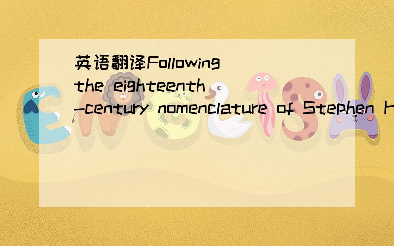 英语翻译Following the eighteenth-century nomenclature of Stephen Hales,chemists referred io this as the problem of fixation of nitrogen.The rise of the Nobel explosives industry based upon nitroglycerine and dynamite was also to increase demand f