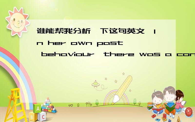 谁能帮我分析一下这句英文,In her own past behaviour,there was a constant source of vexation and regret; and in the unhappy defects of her family a subject of yet heavier chagrin.她经常为自己以往的行为感到苦恼和悔恨,家庭