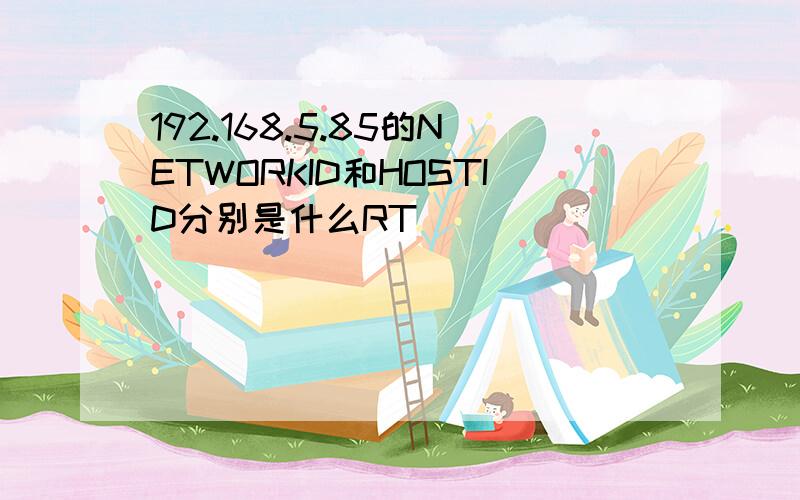 192.168.5.85的NETWORKID和HOSTID分别是什么RT