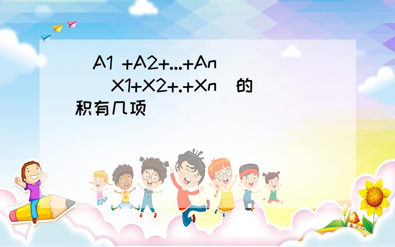 (A1 +A2+...+An)(X1+X2+.+Xn)的积有几项