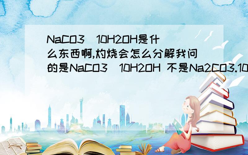 NaCO3．10H2OH是什么东西啊,灼烧会怎么分解我问的是NaCO3．10H2OH 不是Na2CO3.10H2O