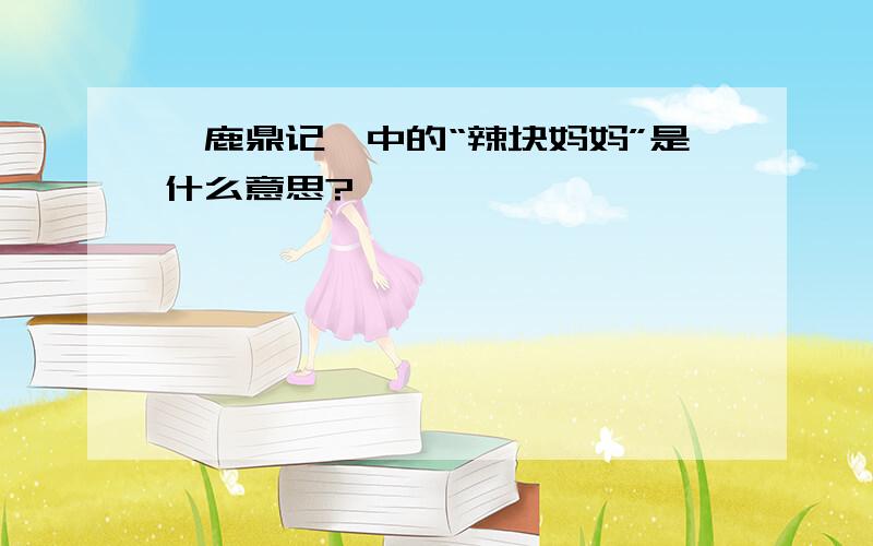 《鹿鼎记》中的“辣块妈妈”是什么意思?