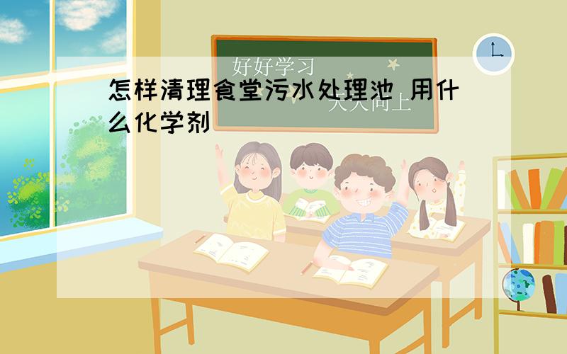 怎样清理食堂污水处理池 用什么化学剂