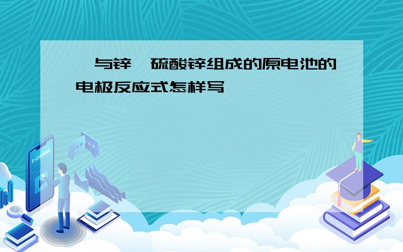 镁与锌,硫酸锌组成的原电池的电极反应式怎样写