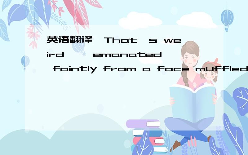 英语翻译'That's weird,