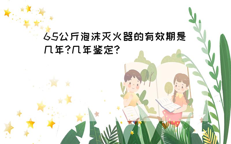 65公斤泡沫灭火器的有效期是几年?几年鉴定?