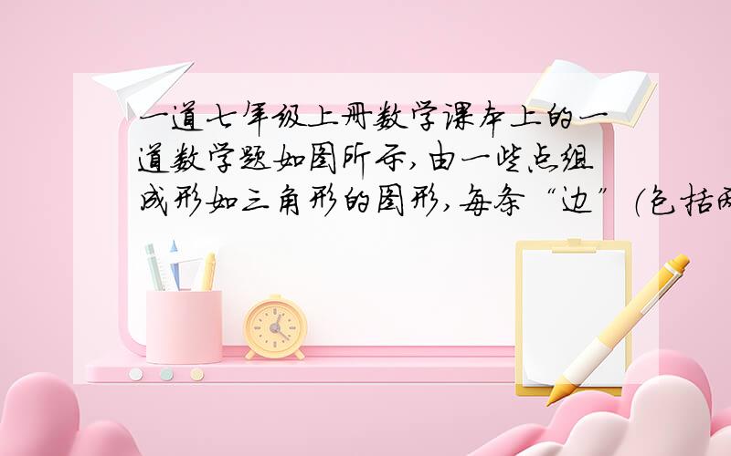 一道七年级上册数学课本上的一道数学题如图所示,由一些点组成形如三角形的图形,每条“边”（包括两个顶点）有n(>1)个点,每个图形总的点数S是多少?当n=5,7,11时,S是多少?图在数学课本上！