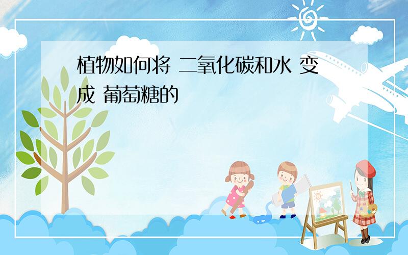 植物如何将 二氧化碳和水 变成 葡萄糖的