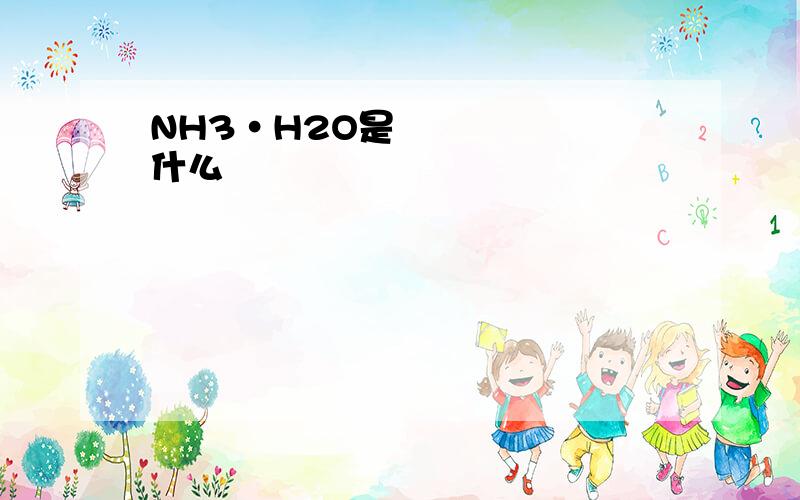 NH3•H2O是什么