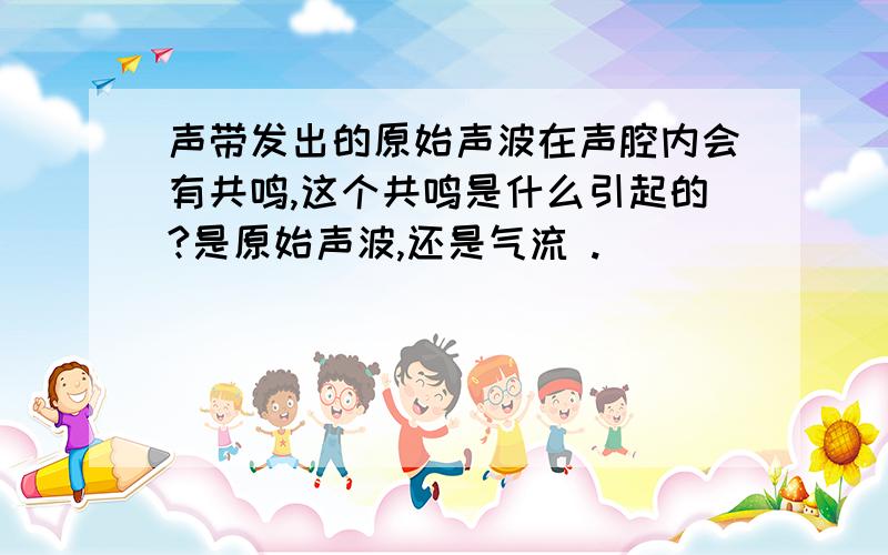 声带发出的原始声波在声腔内会有共鸣,这个共鸣是什么引起的?是原始声波,还是气流 .