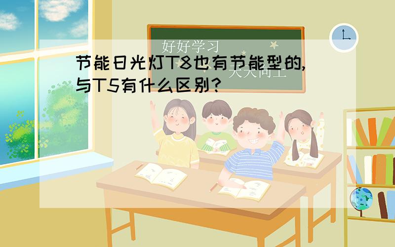 节能日光灯T8也有节能型的,与T5有什么区别?