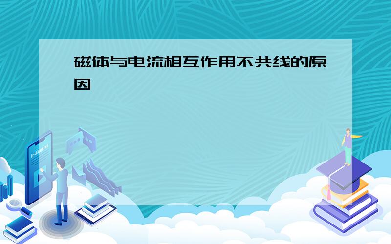 磁体与电流相互作用不共线的原因