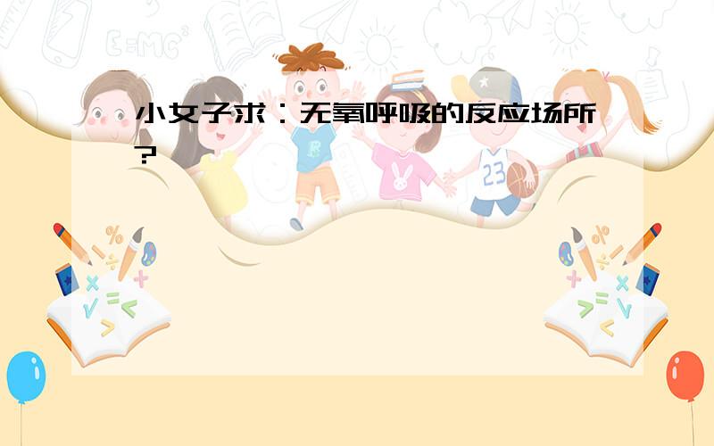 小女子求：无氧呼吸的反应场所?