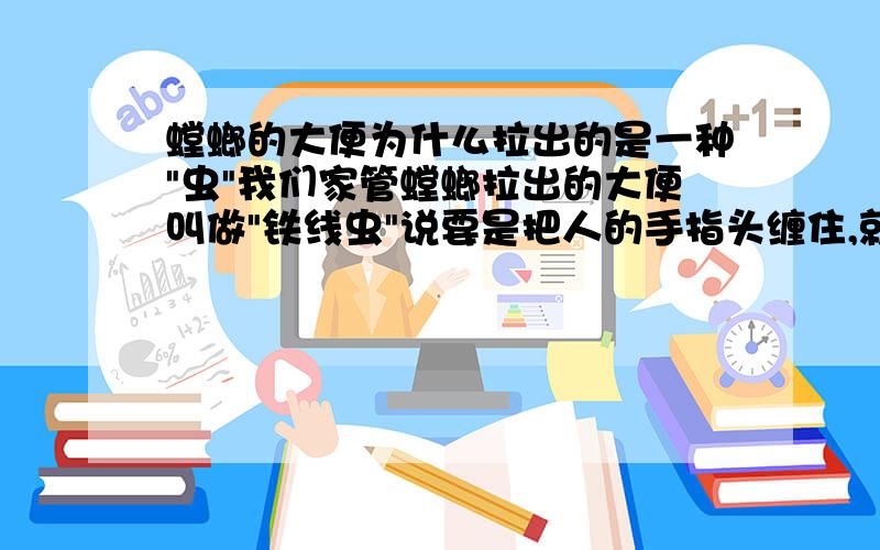 螳螂的大便为什么拉出的是一种