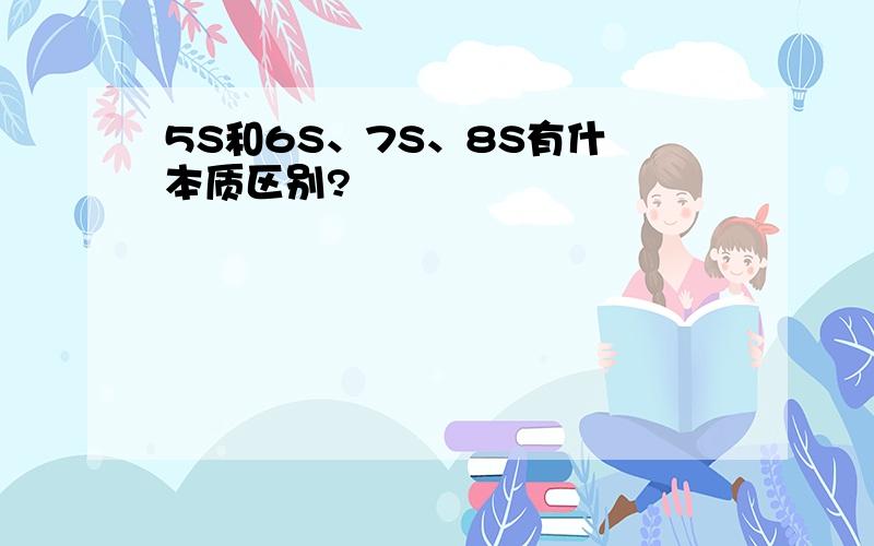 5S和6S、7S、8S有什麼本质区别?