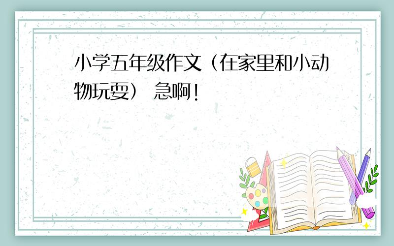 小学五年级作文（在家里和小动物玩耍） 急啊!