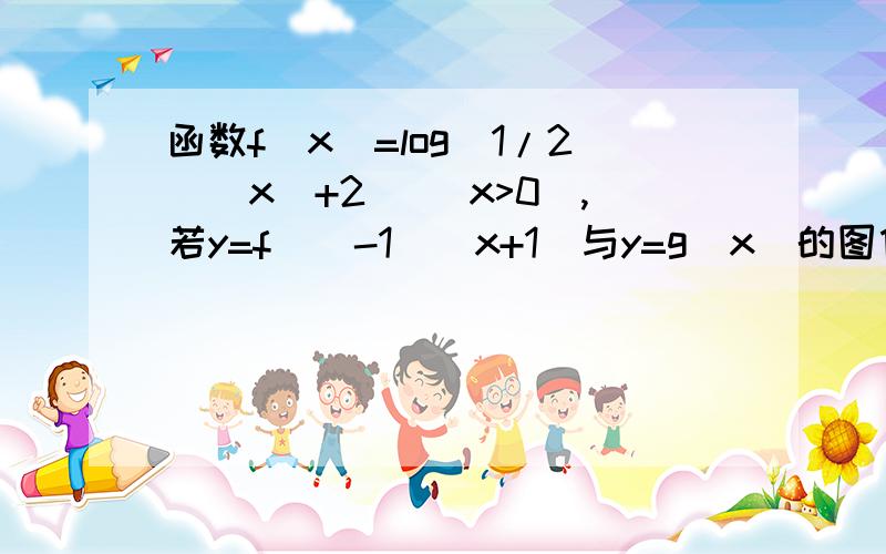 函数f(x)=log(1/2)(x^+2) (x>0),若y=f^(-1)(x+1)与y=g(x)的图像关于直线y=x对称,则g(根号6)=?