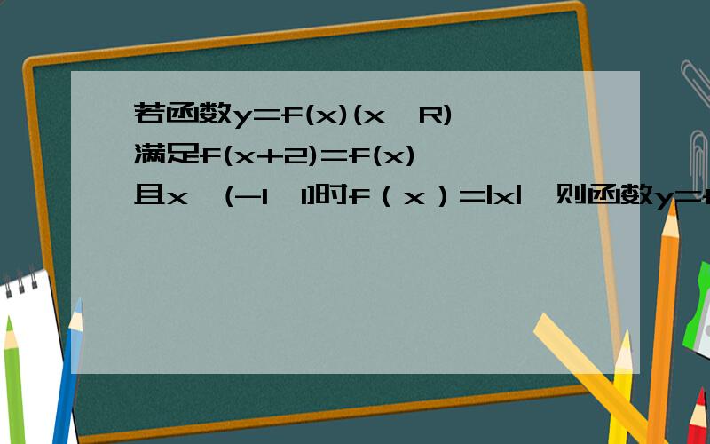 若函数y=f(x)(x∈R)满足f(x+2)=f(x),且x∈(-1,1]时f（x）=|x|,则函数y=f（x）的图像y=㏒3|x|与图像的交点个数是_____已知函数f(x)=㏒2 (ax+2)/x的值域是R,则实数a的范围是若函数f(x)=㏒a (x+a/x-4)/x的值域是R,