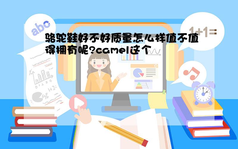 骆驼鞋好不好质量怎么样值不值得拥有呢?camel这个