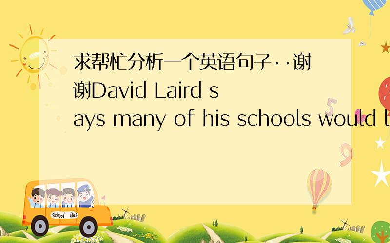 求帮忙分析一个英语句子··谢谢David Laird says many of his schools would like to reduce their merit aid but fear that in doing so,they would lose top students to their competitors.我要问的是in doing so放这里怎么讲,我觉得是