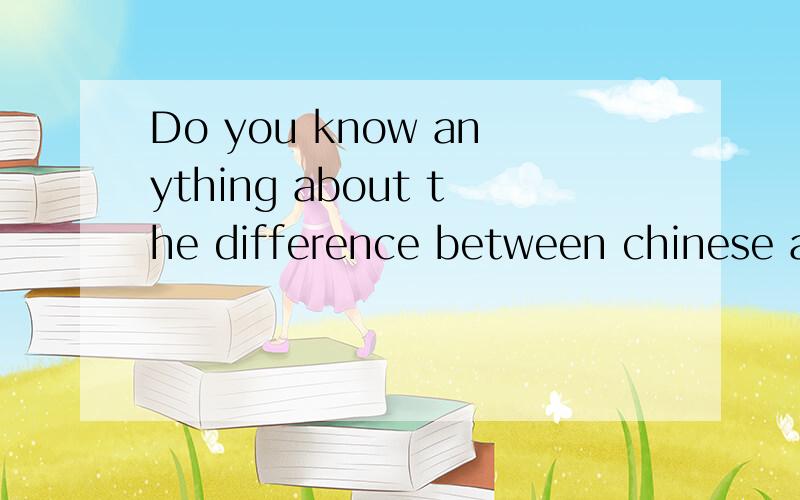 Do you know anything about the difference between chinese and americans' attitude to time?