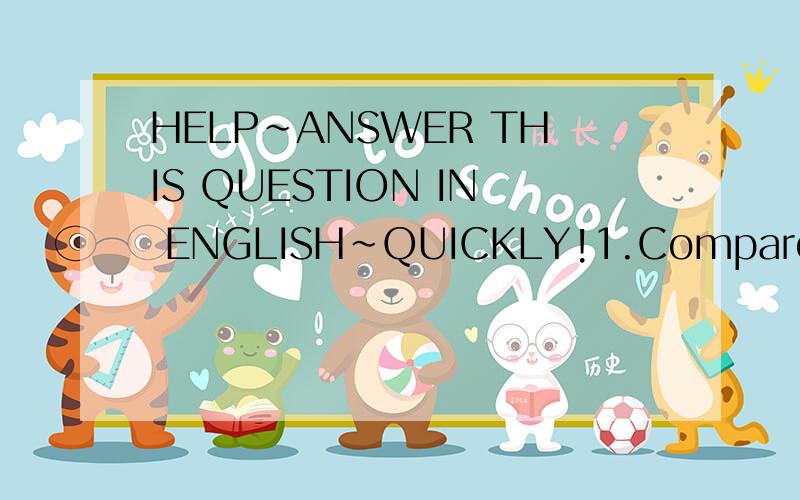 HELP~ANSWER THIS QUESTION IN ENGLISH~QUICKLY!1.Compare the number of cells that result from meiosis and mitosis.2.How does the genetic content of cells resulting from mitosis and meiosis differ?3,Comparing and Contrasing Describe a siimilarity and a