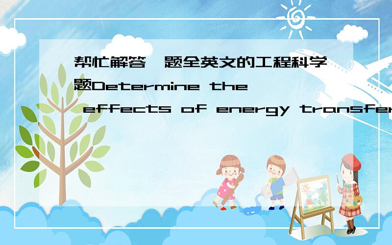 帮忙解答一题全英文的工程科学题Determine the effects of energy transfer in mechanical systems and the behavior of oscillating mechanical systems.The bucket filled with nuclear waste weights 1000lb together was lifted up with uniform vel