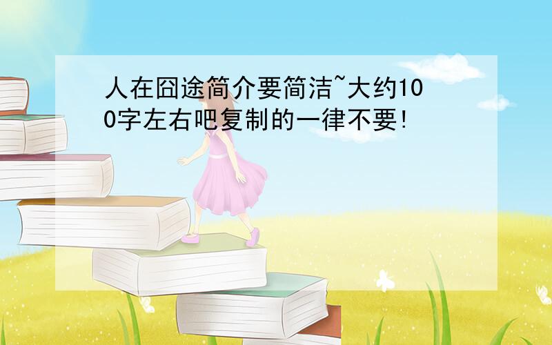 人在囧途简介要简洁~大约100字左右吧复制的一律不要!