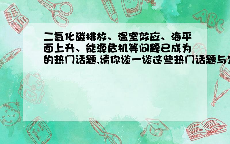 二氧化碳排放、温室效应、海平面上升、能源危机等问题已成为的热门话题,请你谈一谈这些热门话题与农民焚烧秸秆行为之间的关系.某药品说明书上中有以下一段文字：“用药后在（0.67士0