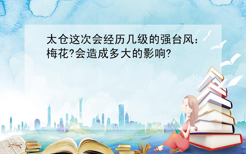 太仓这次会经历几级的强台风：梅花?会造成多大的影响?