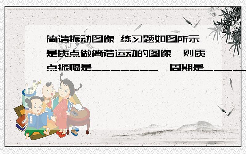 简谐振动图像 练习题如图所示是质点做简谐运动的图像,则质点振幅是_______,周期是________,频率为________,振动图像是________开始计时的.