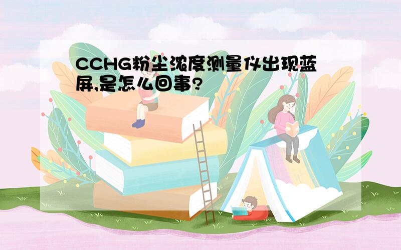 CCHG粉尘浓度测量仪出现蓝屏,是怎么回事?