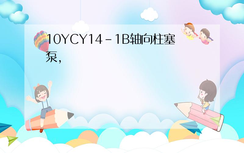 10YCY14-1B轴向柱塞泵,